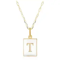 Cavill - Zilveren Halsketting 925 Sterling Zilver - Vergulde Filigraan Monogram Hanger - Verstelbaar 45-50 cm - Elegant en Modern Sieraad