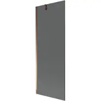 Mexen Next badscherm 1-deurs 70 x 150 , grafiet, roze goud - 895-070-000-00-40-60