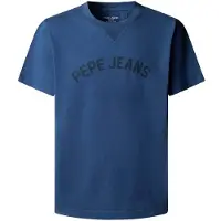 Pepe Jeans Shirt 'GIO' blauw / zwart