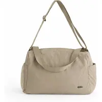 Solier Teya FB53 - Sporttas dames - Schoenenvak - Verstelbare schouderriem - Lichtgewicht - Beige