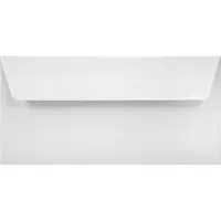 Netuno Gefactureerde witte enveloppen DL - 110 x 220 mm - 25 stuks - HK zelfklevend met plakstrip - 120 gram - Acquerello -