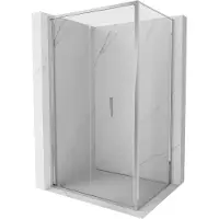 Mexen Exo opvouwbare douchecabine 120 x 85 , transparant, chroom - 816-120-085-01-00