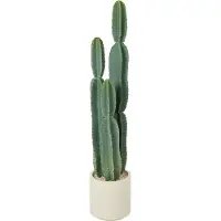 HOMCOM Kunstmatige Planten-Kunststof-25L x 25B x 111H cm-Groen