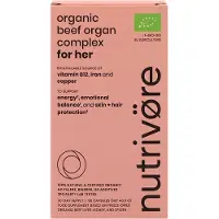 Nutrivore Biologisch Runderorgaan Complex Vrouw - 90 capsules
