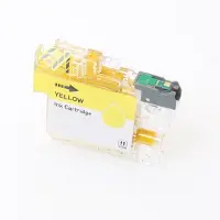 ABC huismerk inktcartridge geschikt voor Brother LC521Y geel geschikt voor DCP-J1260W DCP-J1310DW DCP-J1313DW DCP-J1360DW DCP-J1460DW