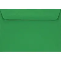 Netuno Gladde groene enveloppen C6 - 114 x 162 mm - A6 - 25 stuks - HK zelfklevend met plakstrip - 120 gram - Design -