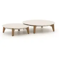 Bellagio + 15% kassakorting | Esenta lounge tuintafel ø86 (h:21cm)/ø 68 (h:19cm)