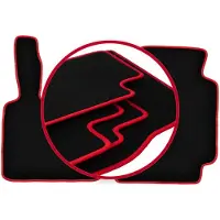 Carlux -RED automatten voor: Smart ForTwo I met poot (1998-2007)