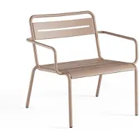 Emu Star Loungestoel Staal 2 stuks