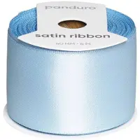 Panduro Satijnlint - 40 mm - lichtblauw