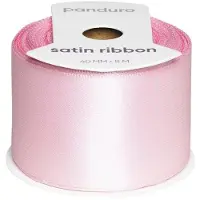 Panduro Satijnlint - 40 mm - lichtroze