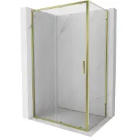 Mexen Exo schuifdouchecabine 170 x 85 , transparant, goud - 8151-170-085-50-00