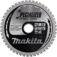 Makita accessoires Cirkelzaagblad Dun Plaatstaal Specialized | 136x20x1,1 mm | 48T | -7g - E-23391