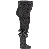 Condor Maillot Lurex/Glitter Satijnen Strik | 3329/1 | Zwart (900) | 36-39 | maat 10