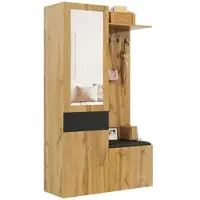 STILVORA slaapbank 90/180x190, jeugdbed met uitschuifbed, massief houten bed met laadpoort en planken, met 2 lades, wit
