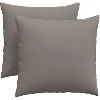 vidaXL Zitkussens 2 st Stof Taupe 45 x 45 cm