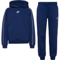 Nike Joggingpak 'Club Fleece' donkerblauw / wit
