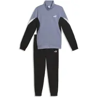 Puma Trainingspak lichtgrijs / zwart / wit