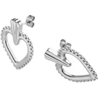 Purelei Oorbellen 'Darling Heart' zilver