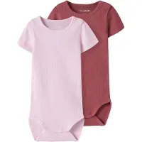 TWO SOON Rompertje/body pink / magenta