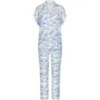 Triumph Pyjama ' Red Label Boyfriend Fit ' lichtblauw / wit