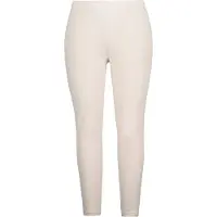 Ulla Popken - Dames - loungewear legging strepen opzij elastische band - Popcorn - Maat 58+
