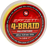 Dam Effzett 4-Braid | 125m 0.10 Mm Geel