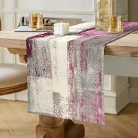 Boho Tafelloper - design - 1 stuk - linnen gemengd - 33 cm x 183 cm