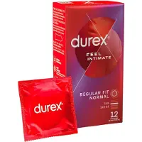 Durex Condooms Feel Thin Extra Lubricated - Regular Fit - 12 stuks