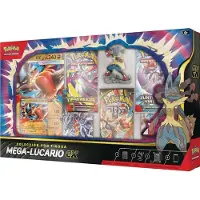 Pokemon Trading Card Game Mega Lucario Ex Figure Collection Premium Spanish Veelkleurig Kinderen