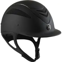 One K Defender Pro Mat Chrome Pijp Ruiterhelm Shell 1 - Zwart