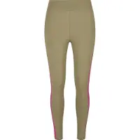 Urban Classics Leggings kaki / neonroze