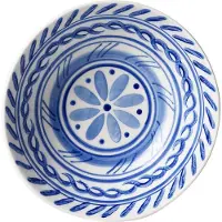 Heinen Delfts Blauw Kom Majolica Blauw / Wit D 13 H 4,5 Cm