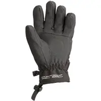 Trespass Kinderen Alpeak Leren Handschoenen (Zwart)