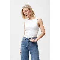 Catwalk junkie Singlet Classic Rib Off White dames