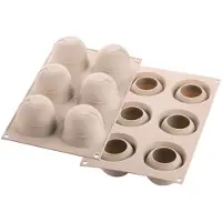 Silikomart ISPIRAZIONI DI FRUTTA - BAKVORM SILICONEN N.6 ALBICOCCA ø62 H 52 MM