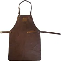 Mareld Kinderschort - Schorten Leer Brown Leather - MAR0402