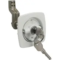 Perko Flush Lock Zilver