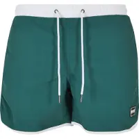 Urban Classics Zwemshorts groen / wit