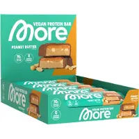 More Nutrition More Vegan Protein Bar | Peanut Butter | Vegan eiwitreep | Geen toegevoegde suiker |
