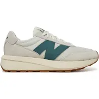 New Balance Sneakers laag '370' lichtgrijs / riet / wit
