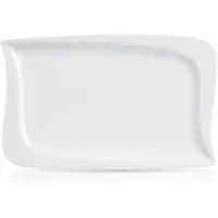 Verso MONA Musica - Porseleinen Serveerschaal - 28x18 cm - Wit - Vaatwasserbestendig