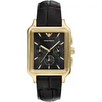 Giorgio Armani AR11753 Mannen Horloge 38 mm - Zwart