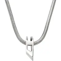 Diesel Ketting zilver
