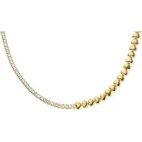 Fossil Ketting 'Sutton' goud / transparant