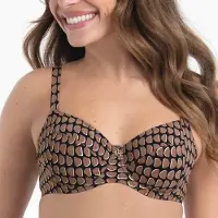 Rosa Faia Beach Soft-Cup Bikinitop Leandra | Maat: 38H | Kleur: Black