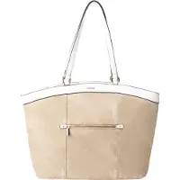Usha Shopper donkerbeige / wit