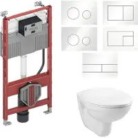 Boss & Wessing Tece profil toiletset set 01 bws basic smart met tece drukplaat
