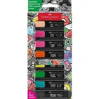 Faber-Castell tekstmarkers 46 - Graffiti - 8 stuks in etui - FC-254692