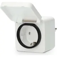 Nedis Smart plug | inclusief energiemeter | Max. 3680W | Zigbee | IP44 | Wit (NL)